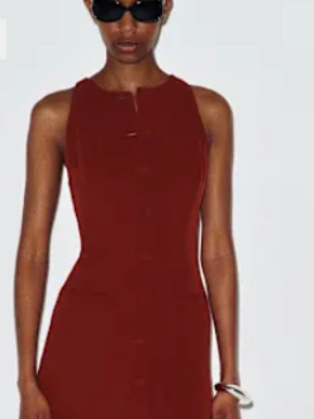Reformation Agathe Dress Red - Size 2